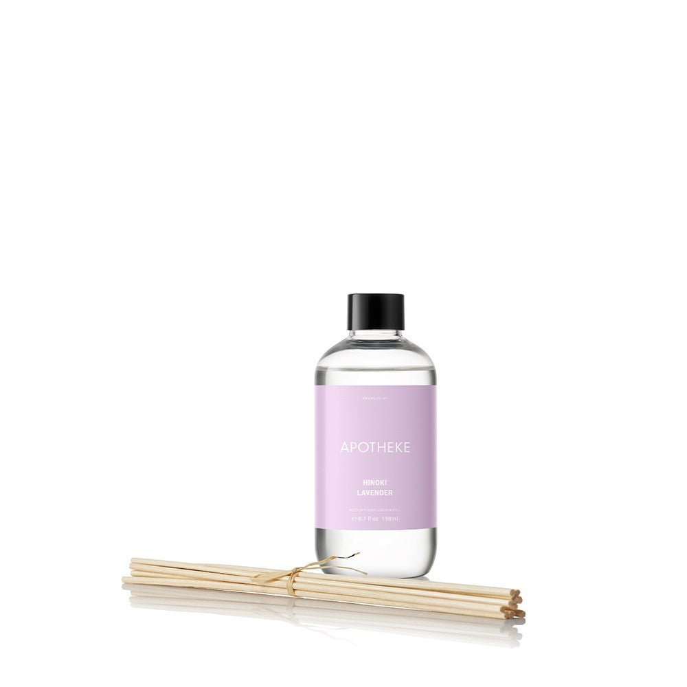 APOTHEKE · Hinoki Lavender Reed Diffuser Refill | socius design in Rochester, MN