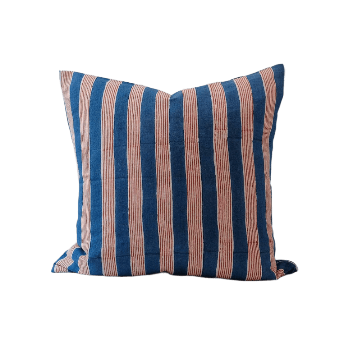 Soil to Studio · Indu Hand Block - Printed Linen Pillow · Indigo | socius design in Rochester, MN