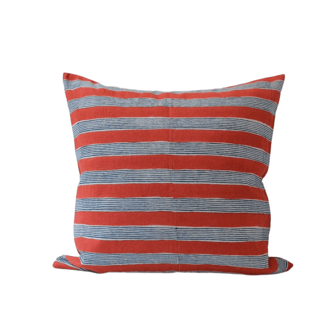 Soil to Studio · Indu Hand Block - printed Linen Pillow · Rojo | socius design in Rochester, MN