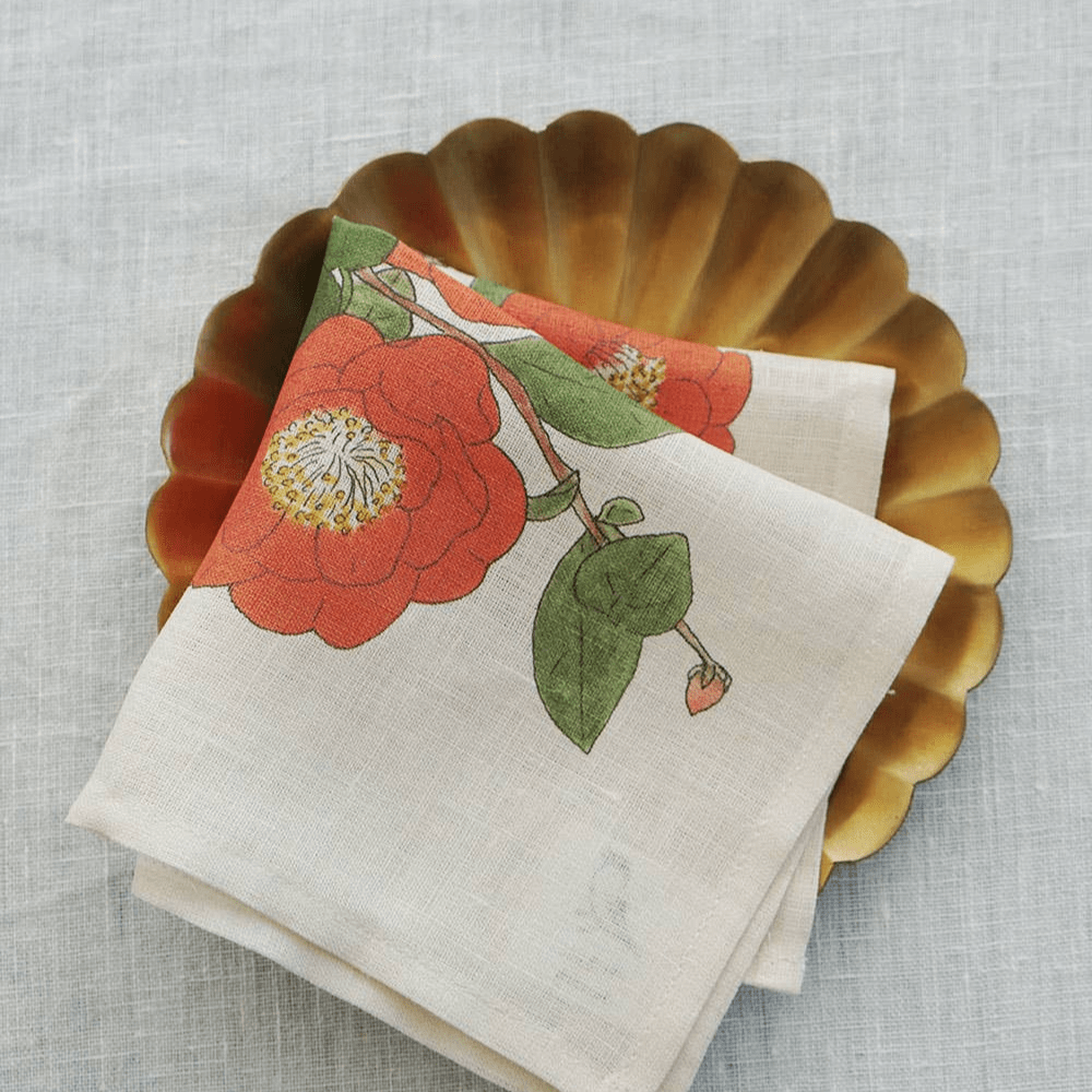 Fog Linen Work · Isabelle.B No.12 Camelia Hanky | socius design in Rochester, MN