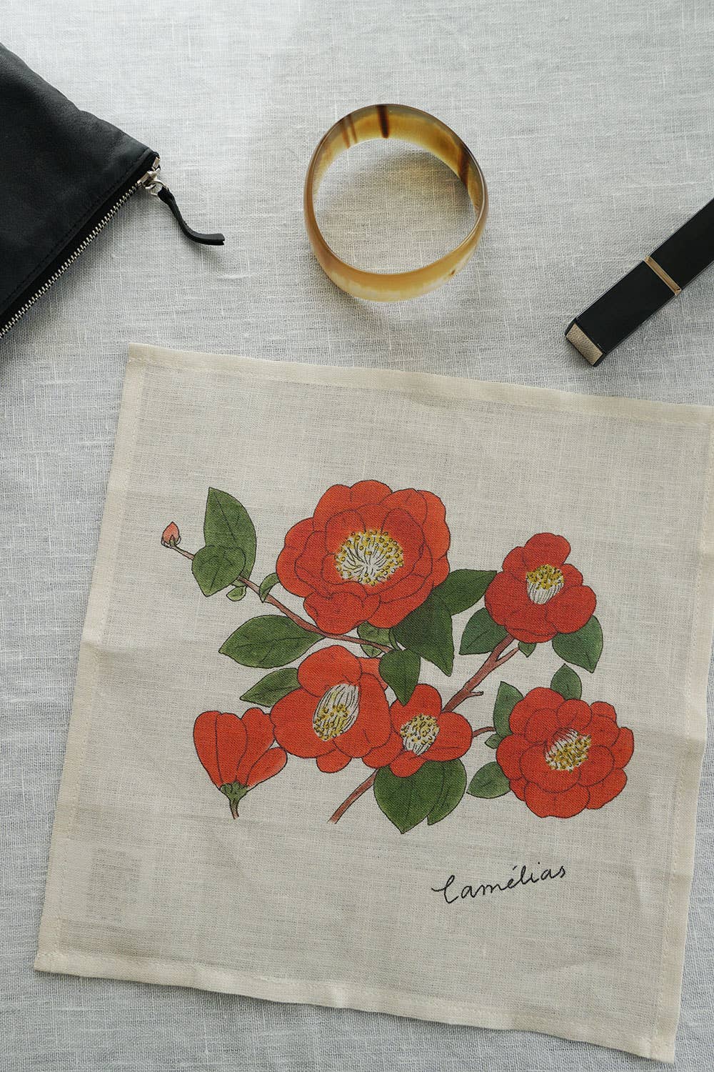 Fog Linen Work · Isabelle.B No.12 Camelia Hanky | socius design in Rochester, MN