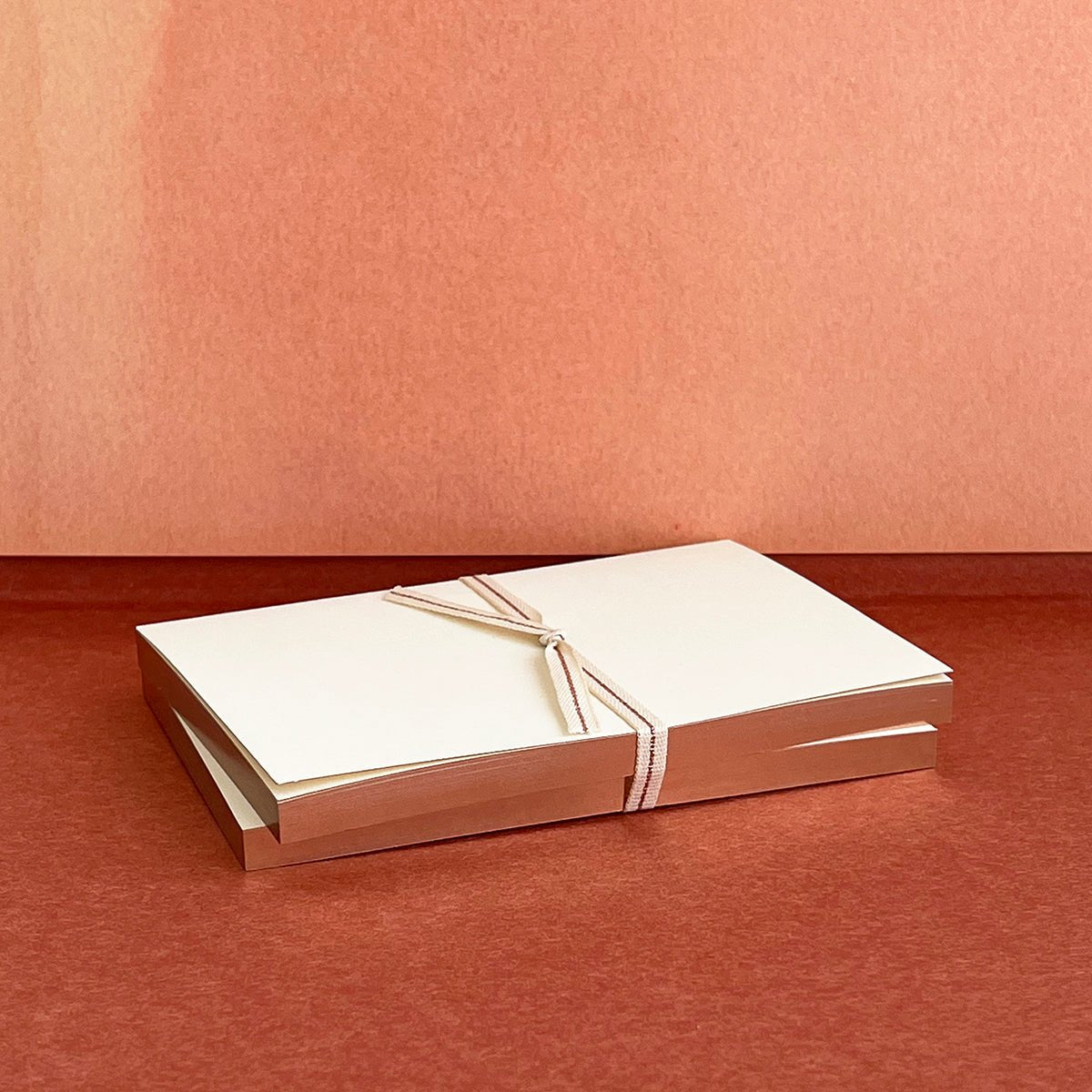 Wms&Co. · Ivory Notebooks with Rose Gold Edging · set of 2 | socius design in Rochester, MN