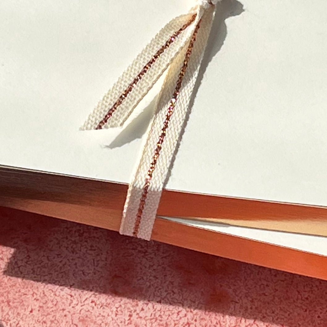 Wms&Co. · Ivory Notebooks with Rose Gold Edging · set of 2 | socius design in Rochester, MN