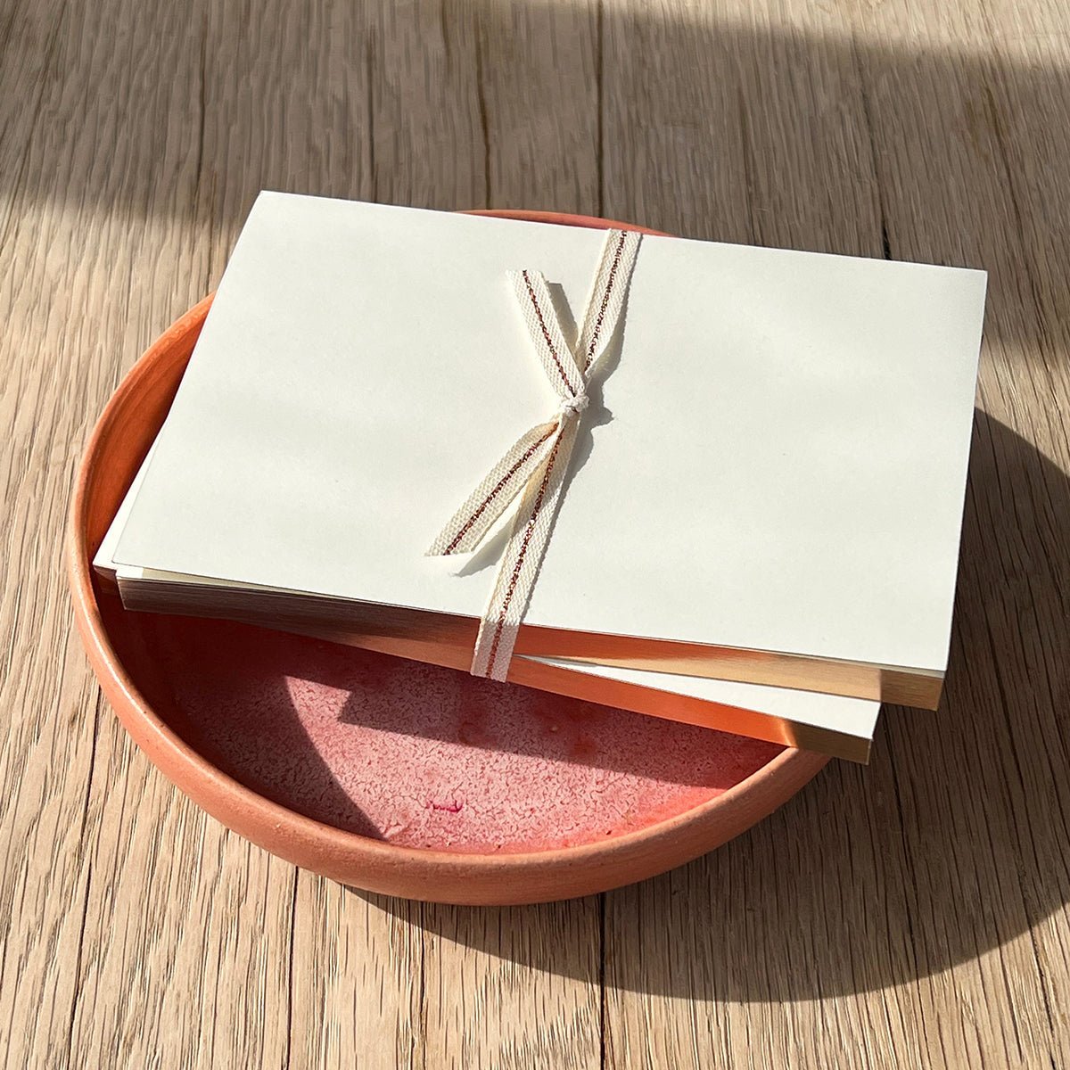 Wms&Co. · Ivory Notebooks with Rose Gold Edging · set of 2 | socius design in Rochester, MN