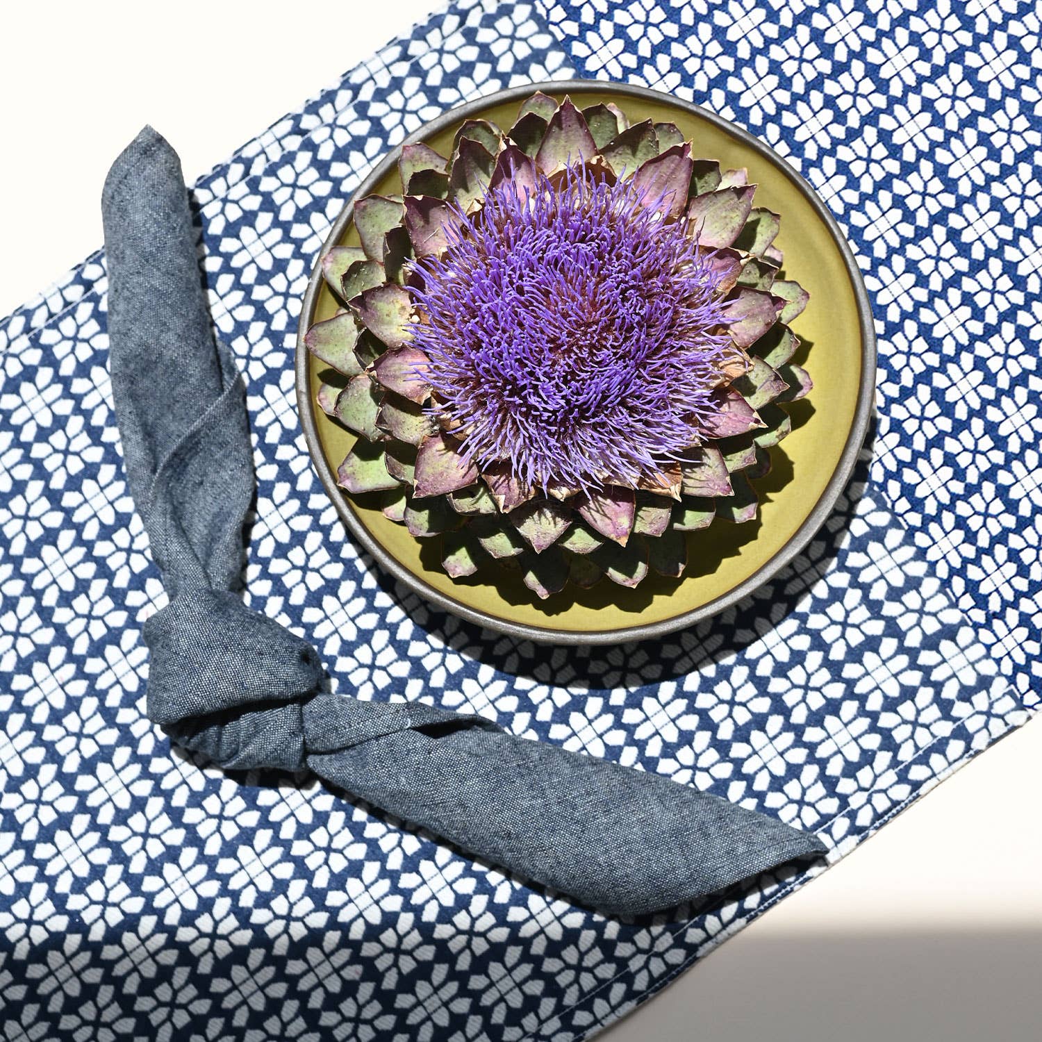 ATELIER SAUCIER · Japanese Reclaimed Chambray Napkin Set | socius design in Rochester, MN