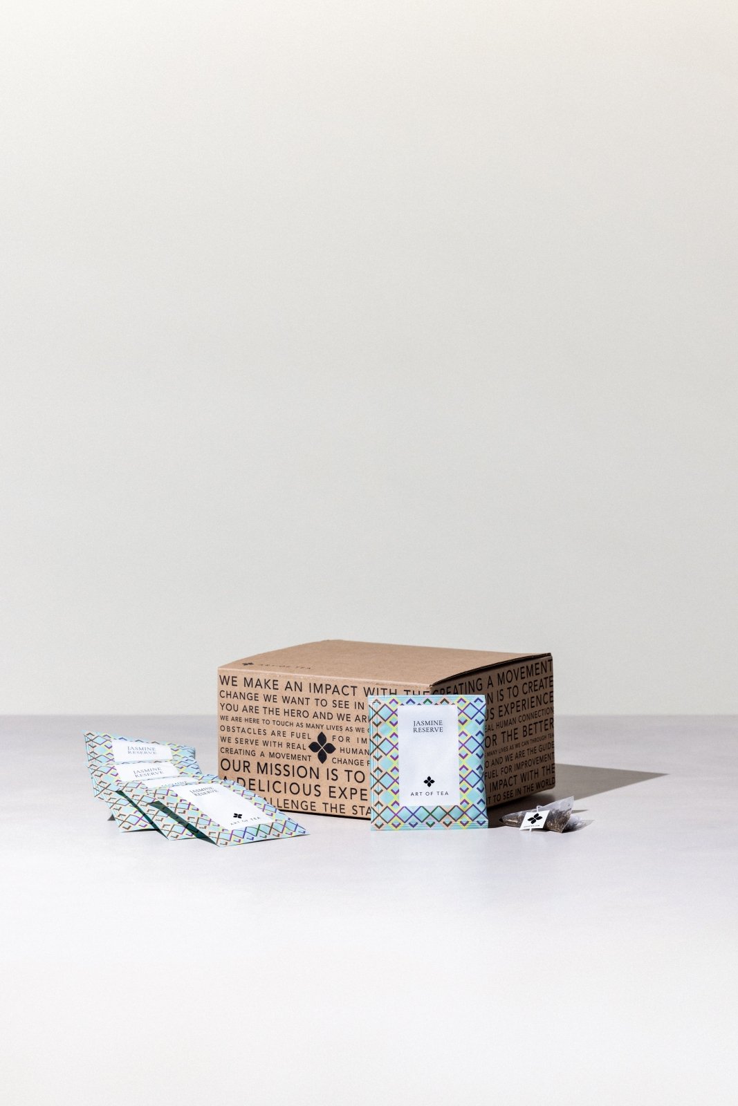 Art of Tea · Jasmine Reserve Eco Teabag Sachets | socius design in Rochester, MN