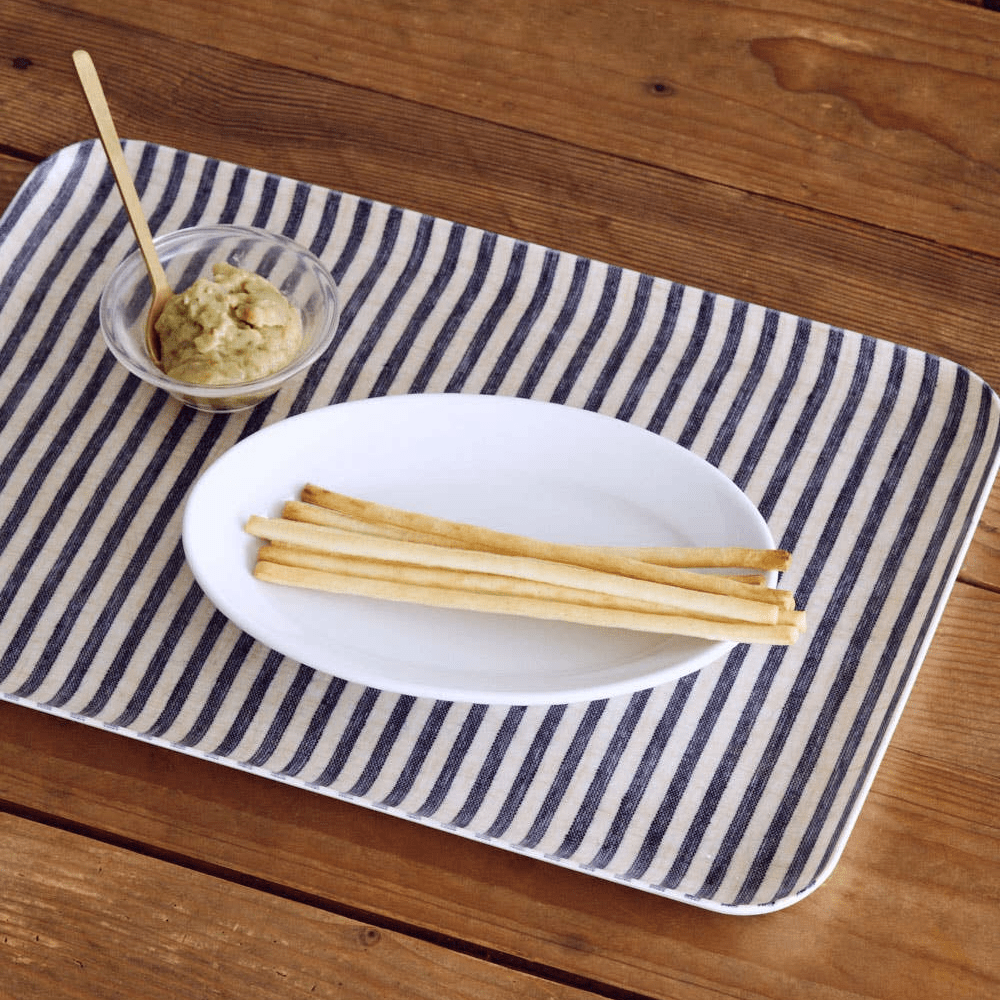 Fog Linen Work · Jasper Linen Coated Tray · Large | socius design in Rochester, MN
