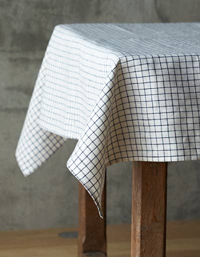 Fog Linen Work · Jenn Linen Table Cloth · Square | socius design in Rochester, MN