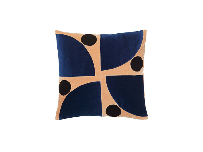 Christina Lundsteen · Josefine Cushion in Denim - Beige | socius design in Rochester, MN