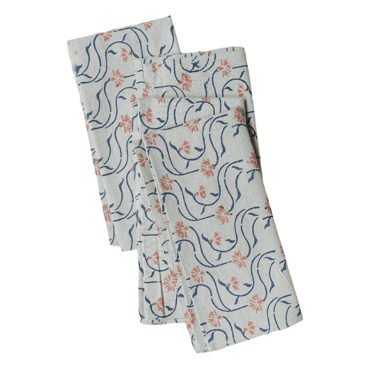 Soil to Studio · Juhi Block - Printed Linen Table Napkins · Set of 4 | socius design in Rochester, MN