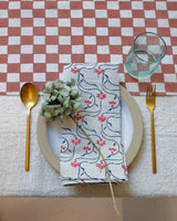 Soil to Studio · Juhi Block - Printed Linen Table Napkins · Set of 4 | socius design in Rochester, MN
