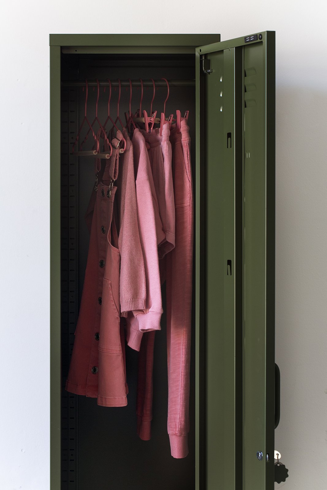 Mustard Made US · Kids Clip Hangers in Berry | socius design in Rochester, MN