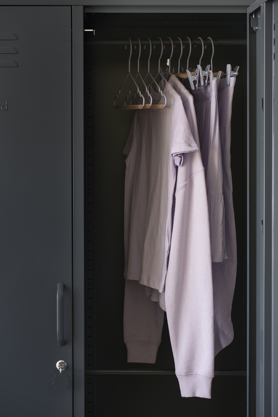 Mustard Made US · Kids Clip Hangers in Lilac | socius design in Rochester, MN