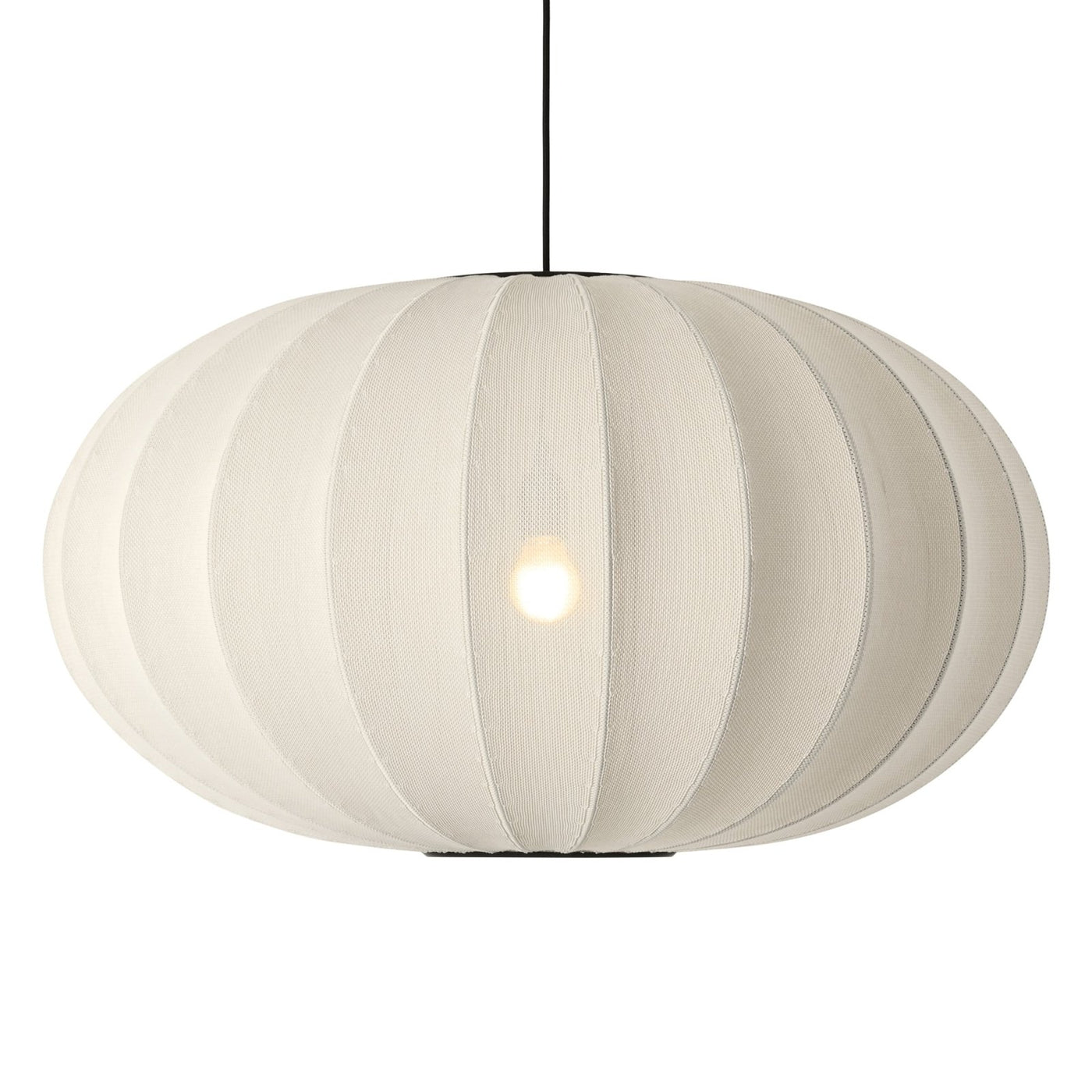 Knit-Wit Oval Pendant 76 - Pearl White