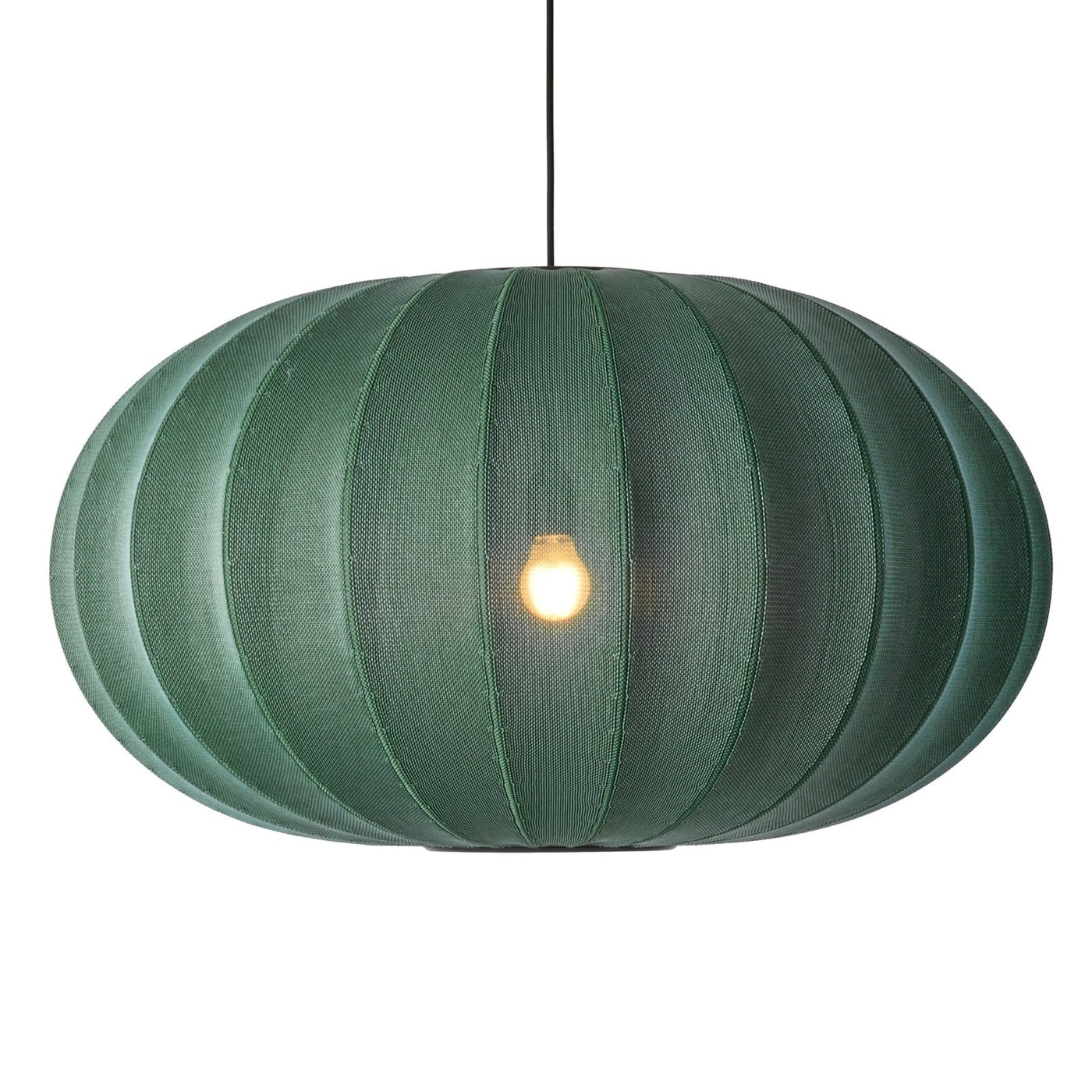 Knit-Wit Oval Pendant 76 - Tweed Green