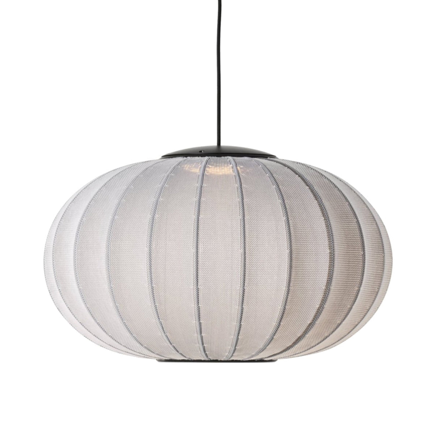 Knit-Wit Oval Pendant 76 LED - Silver