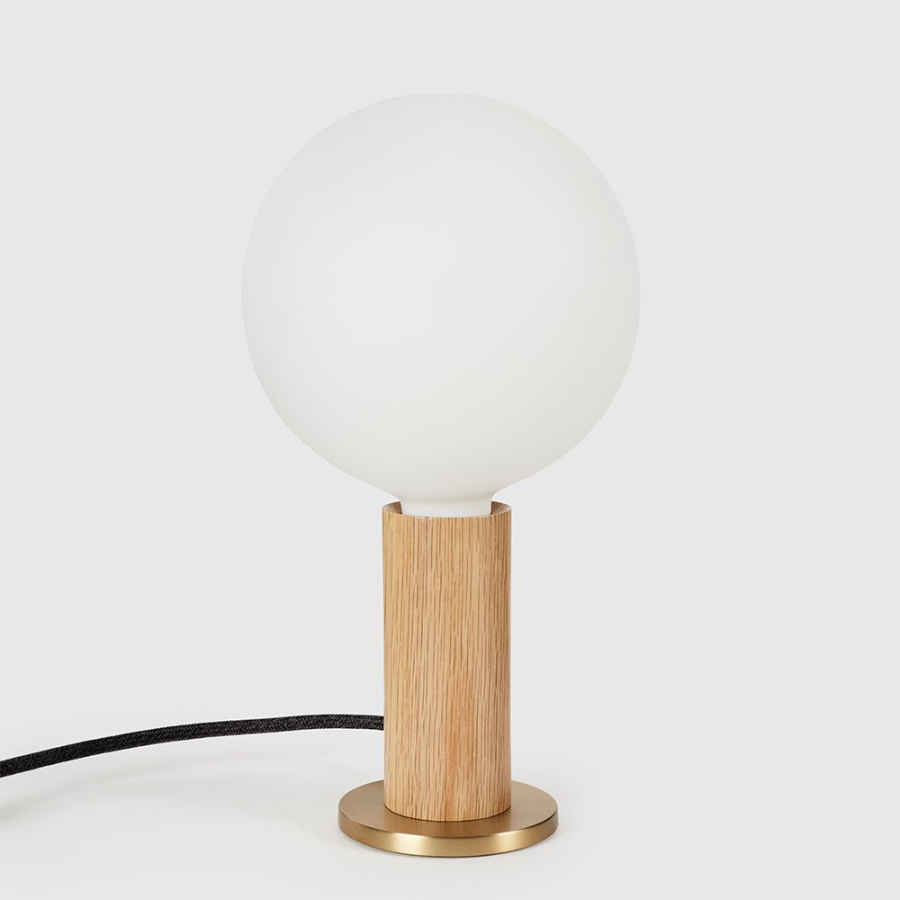 Tala US · Knuckle Table Lamp in Oak + Sphere IV | socius design in Rochester, MN