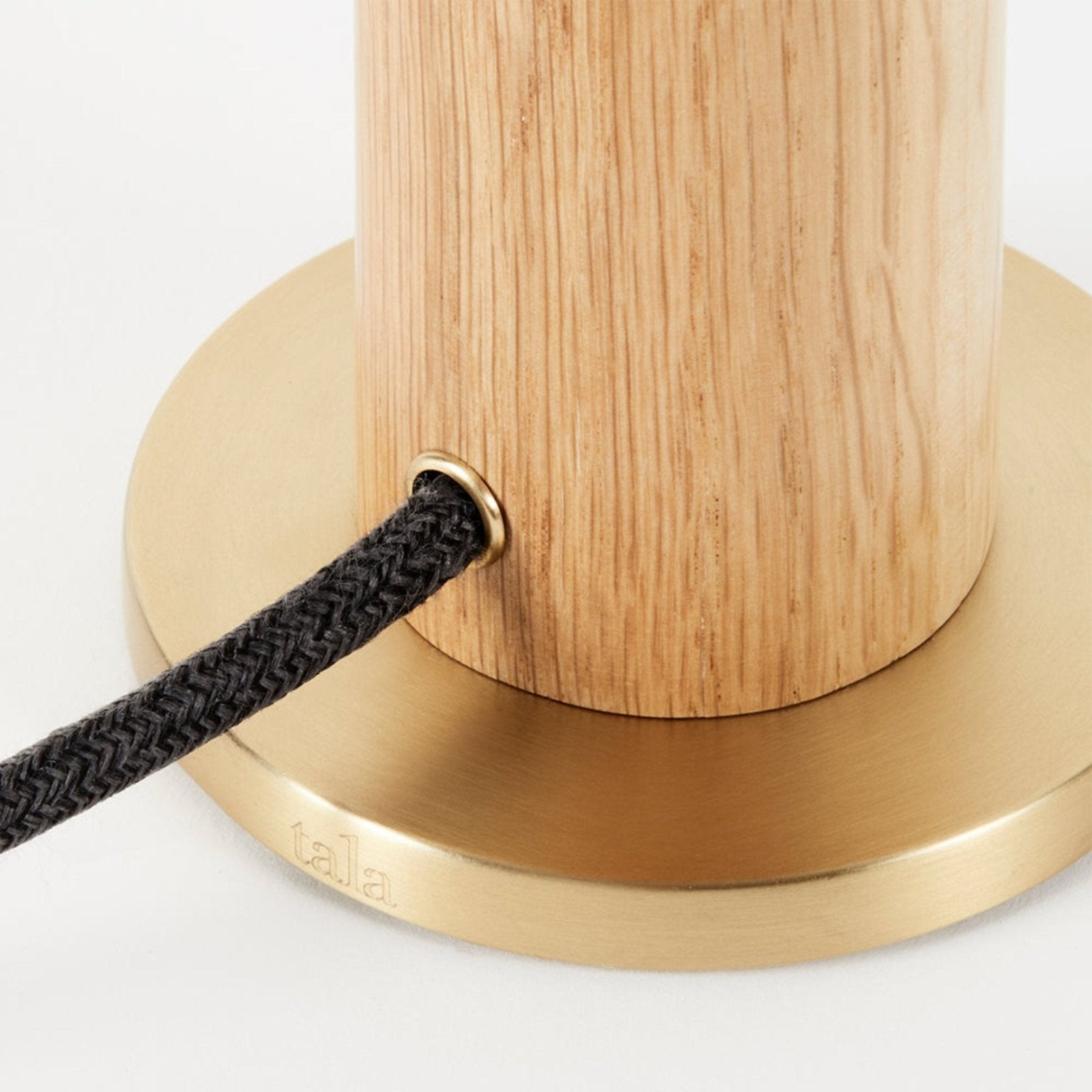 Tala US · Knuckle Table Lamp in Oak + Voronoi I | socius design in Rochester, MN