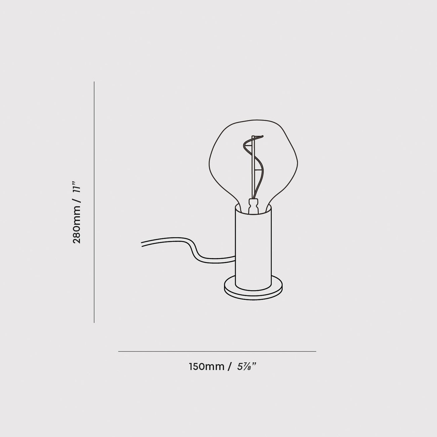 Tala US · Knuckle Table Lamp in Walnut + Voronoi I | socius design in Rochester, MN
