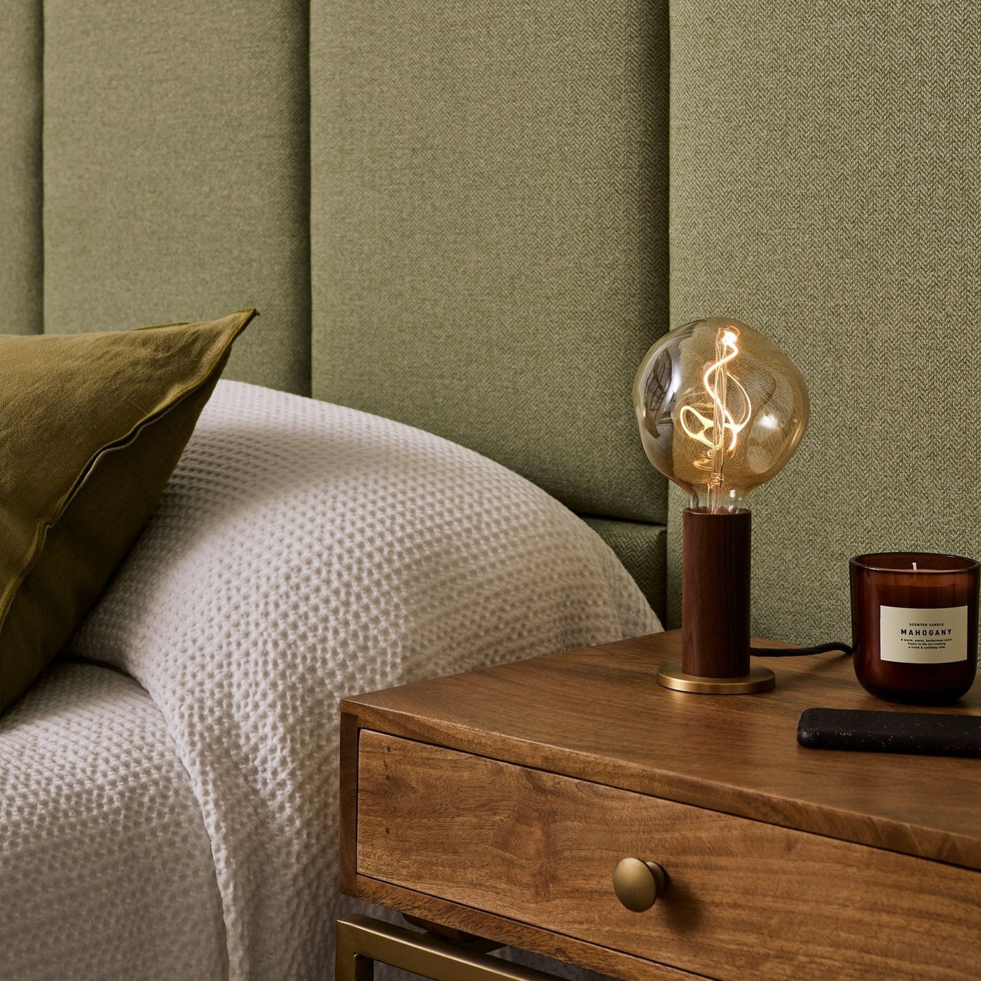 Tala US · Knuckle Table Lamp in Walnut + Voronoi I | socius design in Rochester, MN