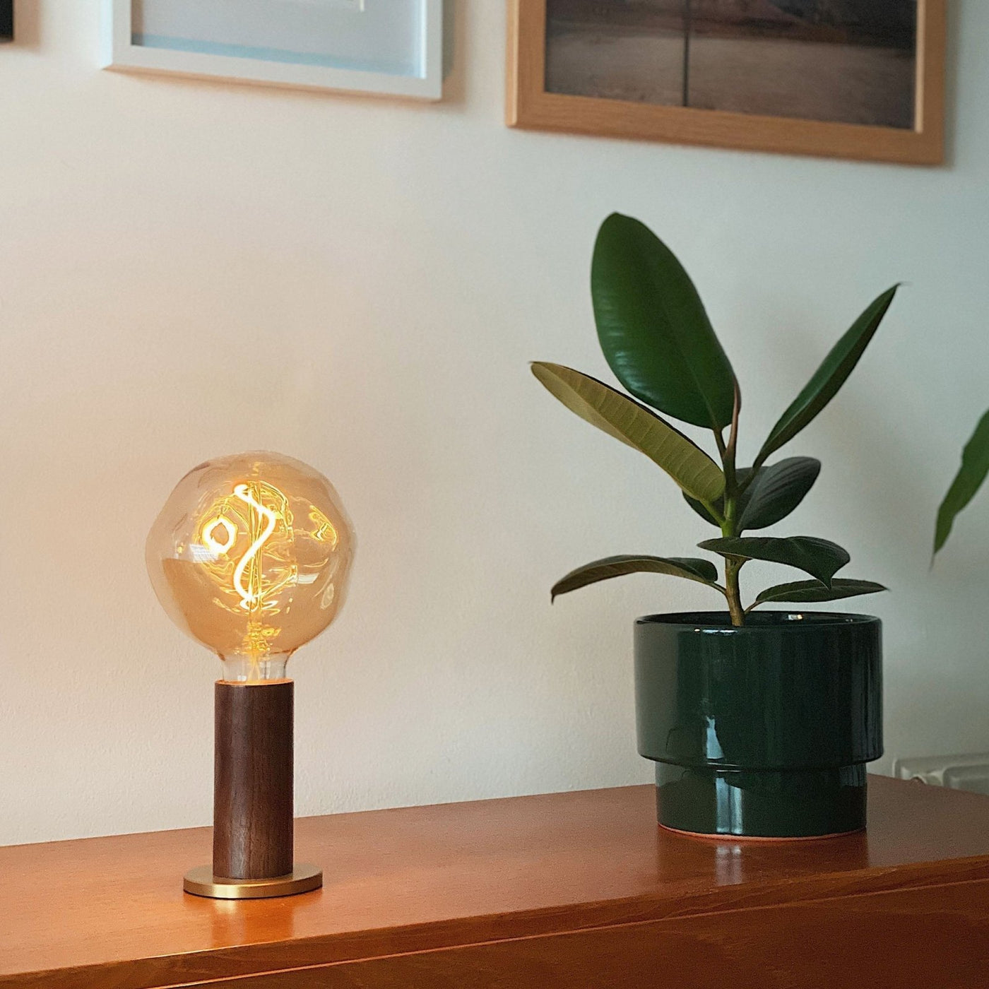 Tala US · Knuckle Table Lamp in Walnut + Voronoi I | socius design in Rochester, MN