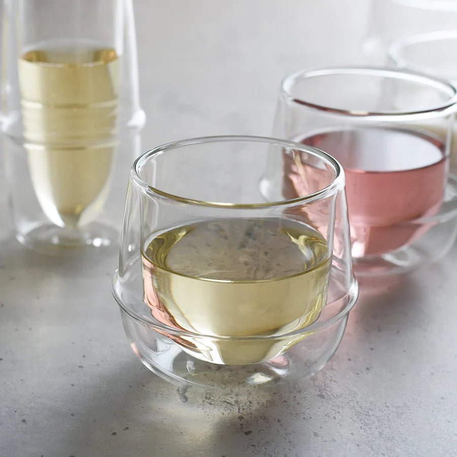 Kinto · Kronos Double Wall Wine Glass 250ml / 8oz | socius design in Rochester, MN