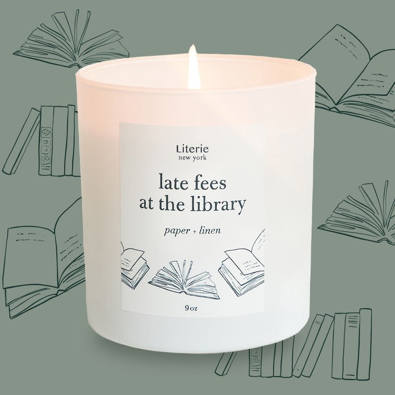 Literie Candles · Late Fees at the Library | socius design in Rochester, MN