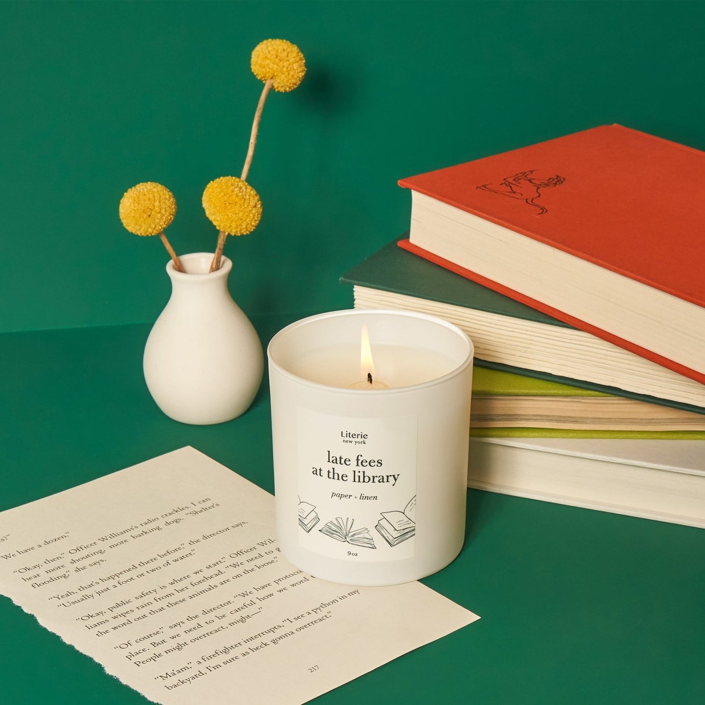 Literie Candles · Late Fees at the Library | socius design in Rochester, MN