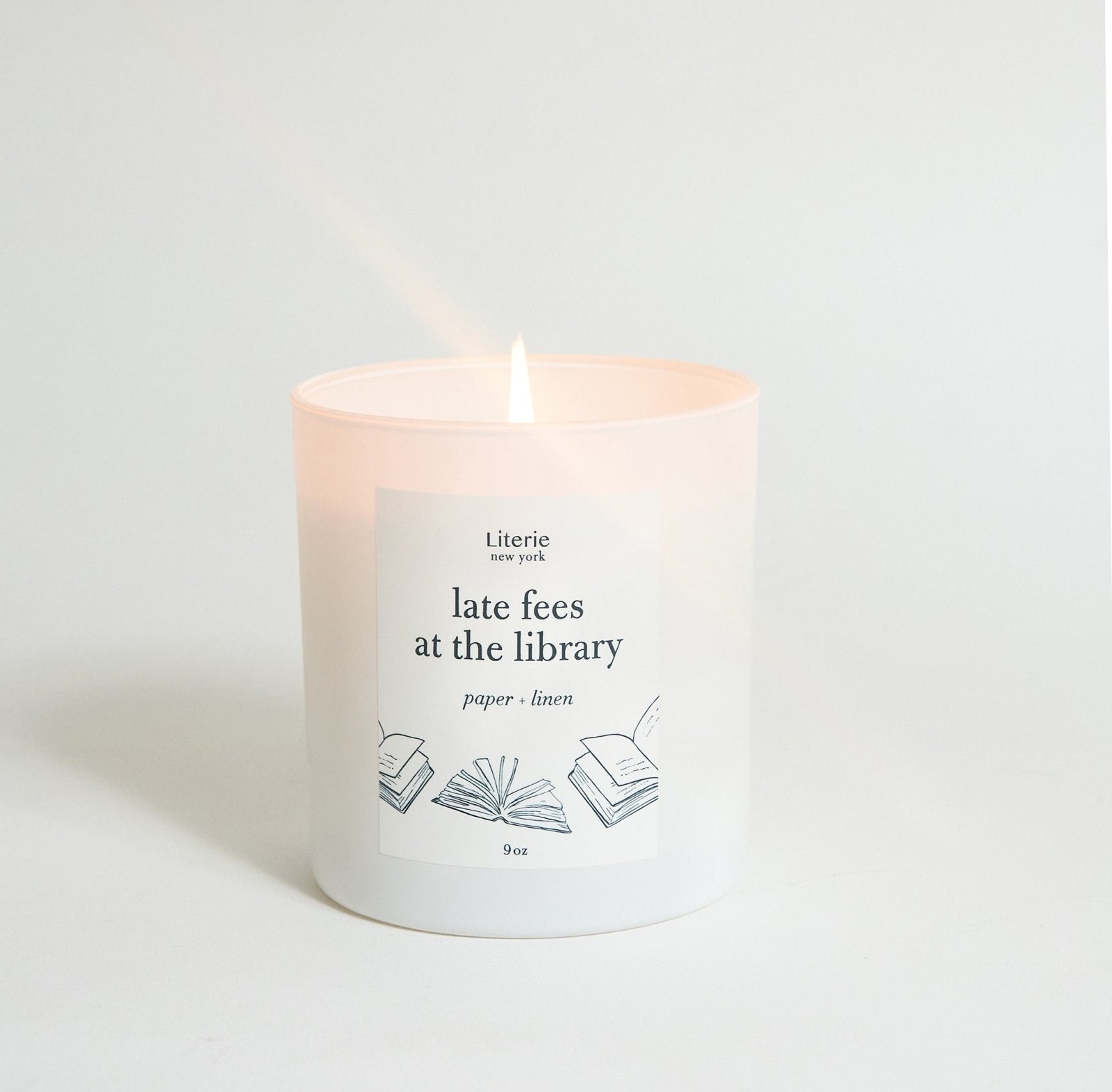 Literie Candles · Late Fees at the Library | socius design in Rochester, MN