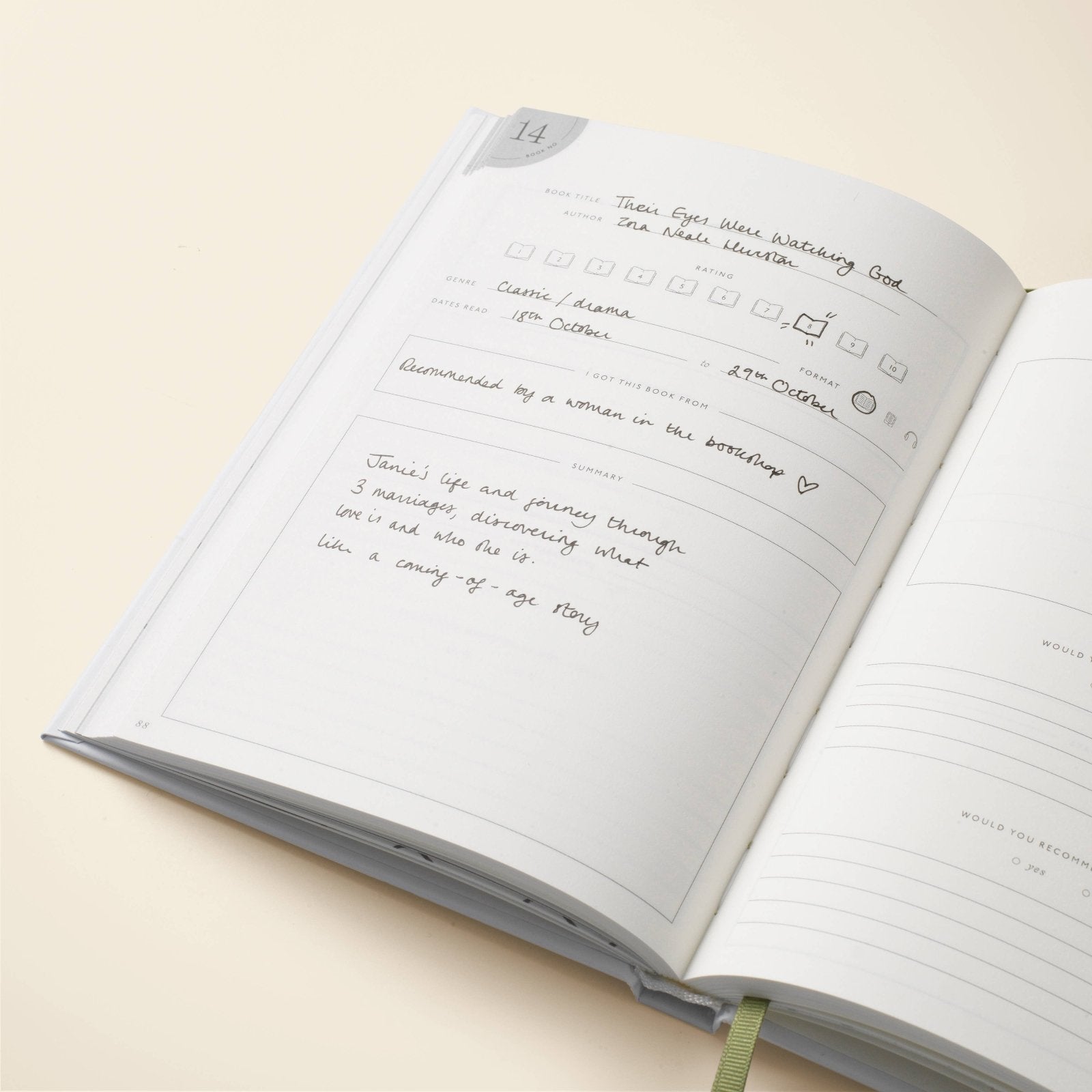Papier · Library Card A5 Hardcover Guided Reading Journal | socius design in Rochester, MN