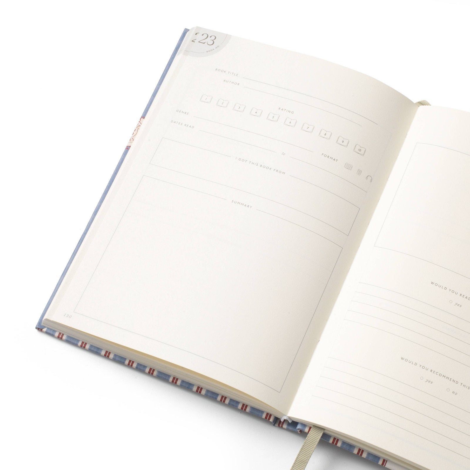 Papier · Library Card A5 Hardcover Guided Reading Journal | socius design in Rochester, MN