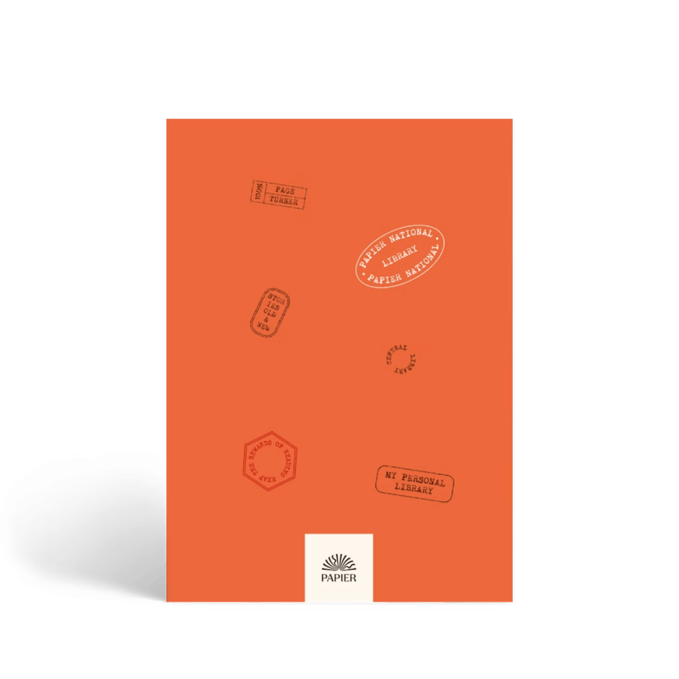 Papier · Library Card A5 Hardcover Guided Reading Journal | socius design in Rochester, MN