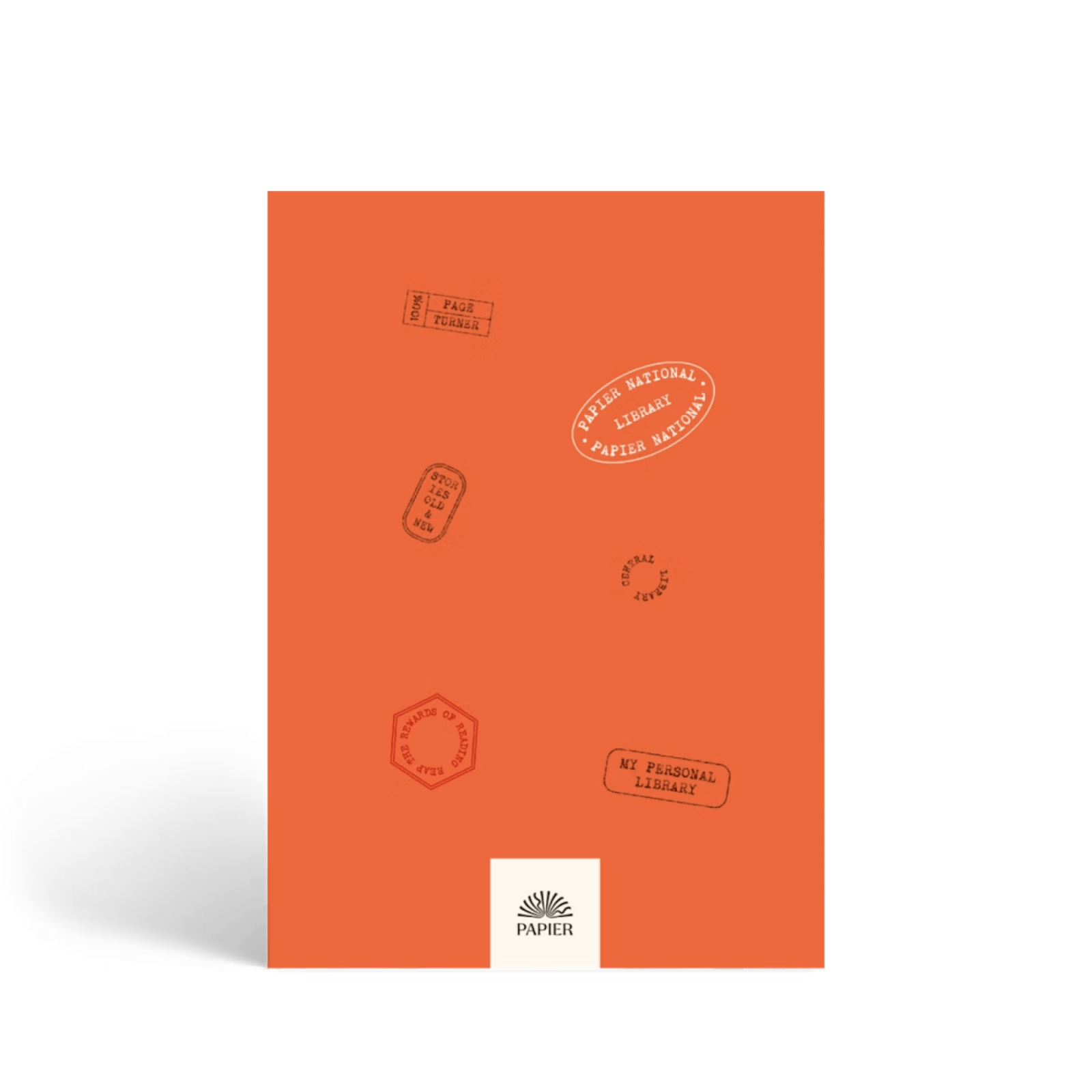 Papier · Library Card A5 Hardcover Guided Reading Journal | socius design in Rochester, MN