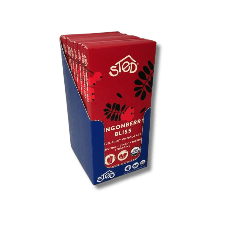 Sted Chocolate · Lingonberry Bliss Vegan Chocolate Bar | socius design in Rochester, MN