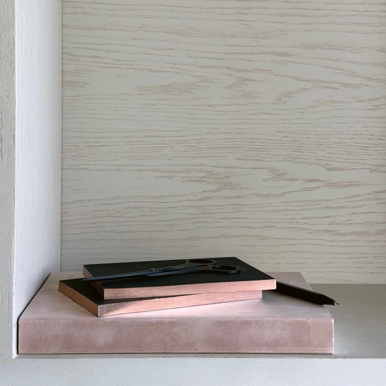 Wms&Co. · Little Black Notebooks with Rose Gold Edging · set of 2 | socius design in Rochester, MN