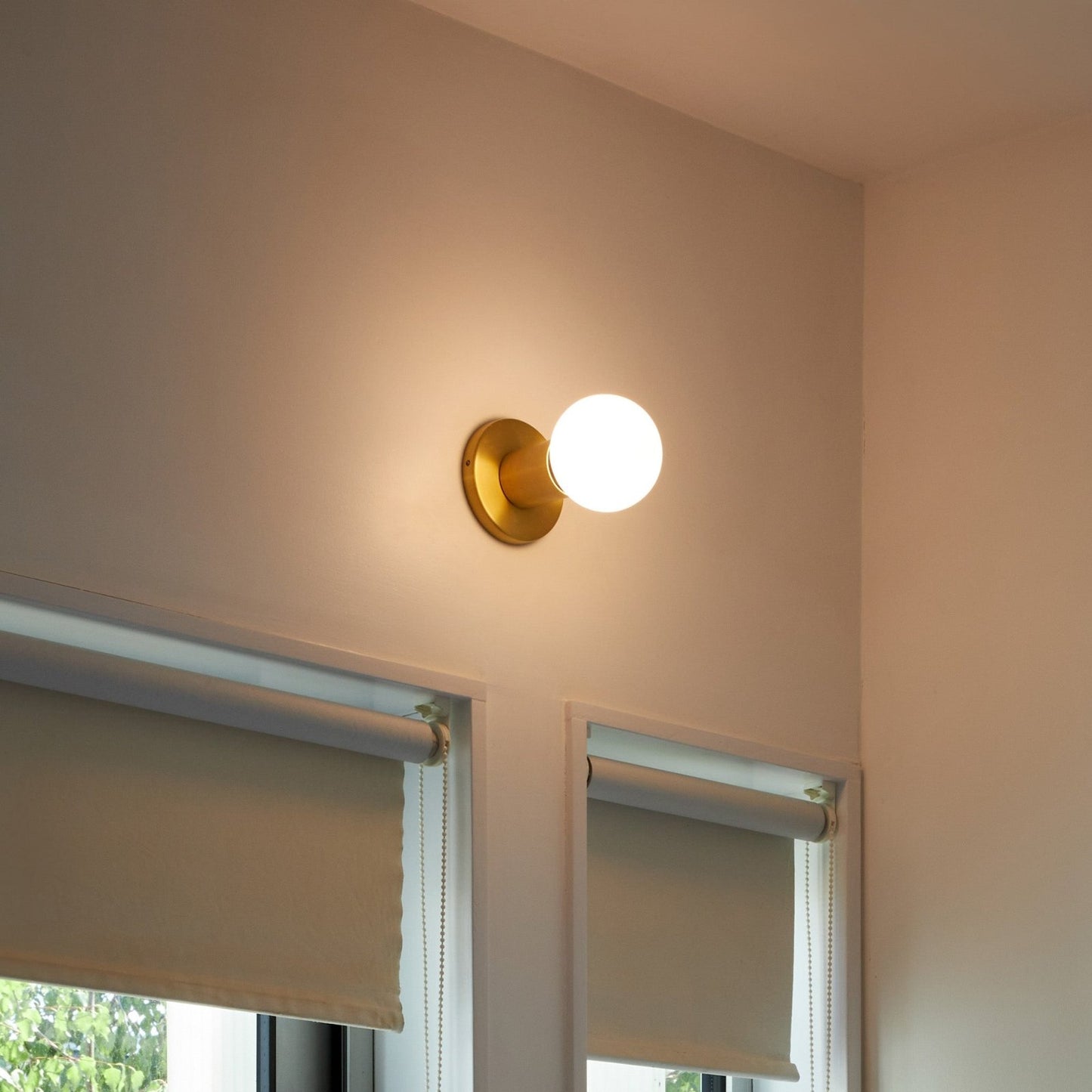 Tala US · Lochan Wall Light in Brass + Sphere III | socius design in Rochester, MN