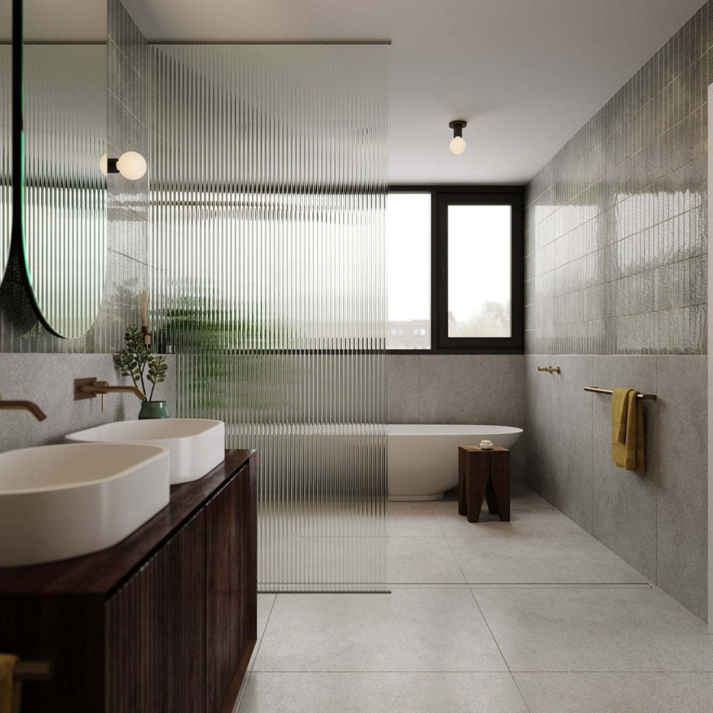 Tala US · Lochan Wall Light in Graphite + Sphere III | socius design in Rochester, MN