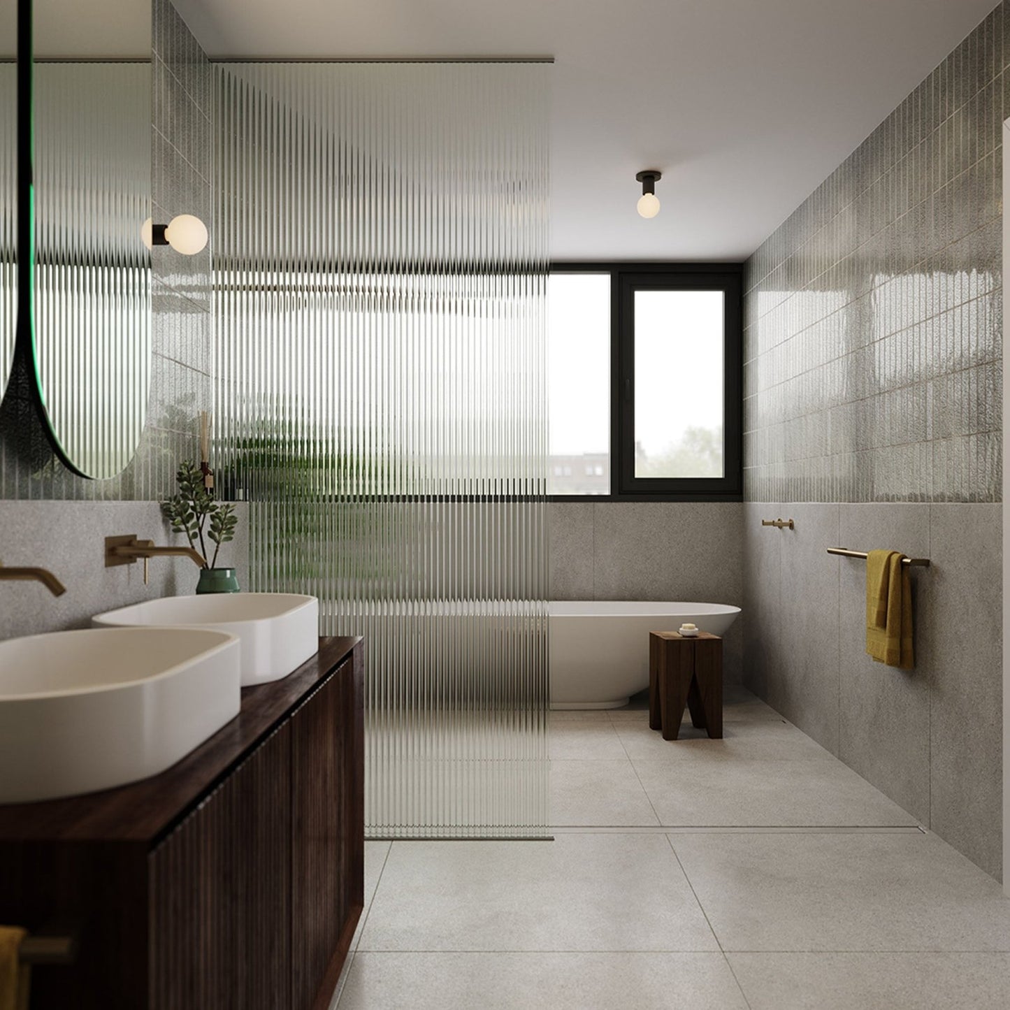 Tala US · Lochan Wall Light in Graphite + Sphere III | socius design in Rochester, MN