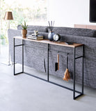 Yamazaki Home · Long Steel Console Table · Yamazaki Home | socius design in Rochester, MN