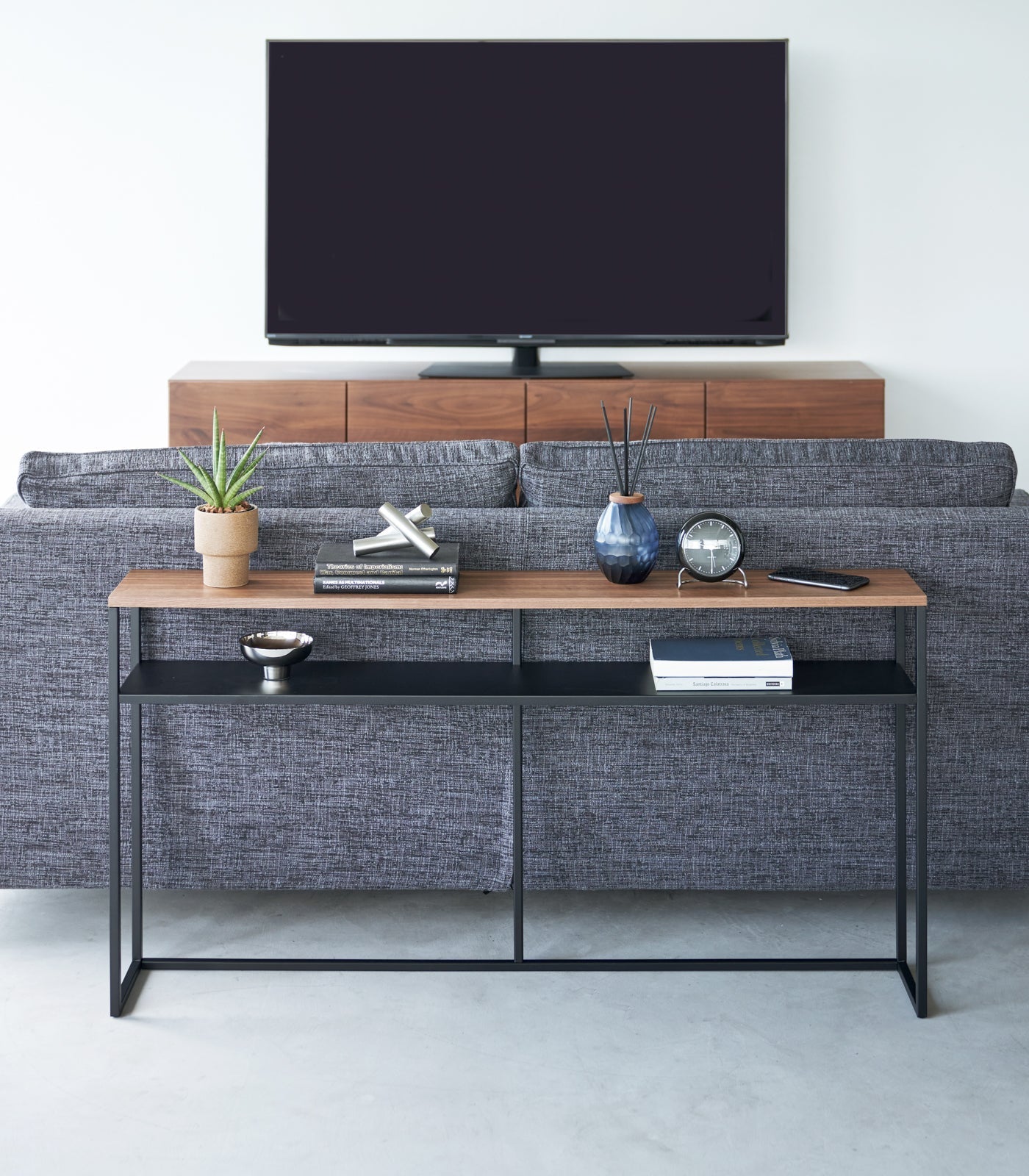 Yamazaki Home · Long Steel Console Table · Yamazaki Home | socius design in Rochester, MN