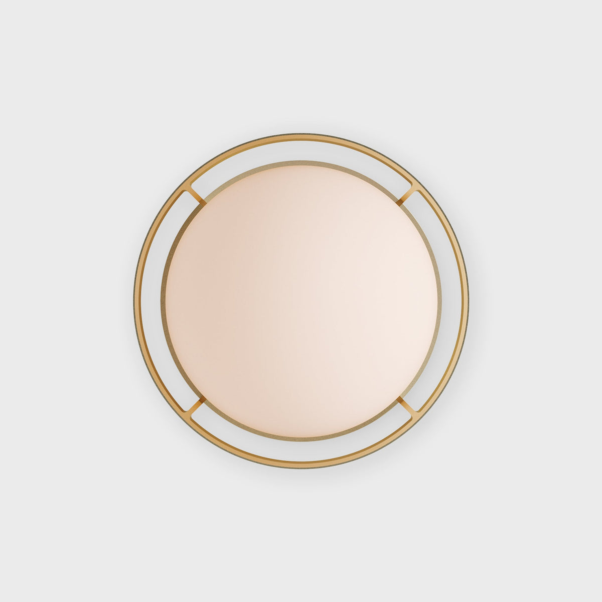 Loop Wall Light in Gold + Sphere IV