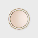 Loop Wall Light in Gold + Sphere IV