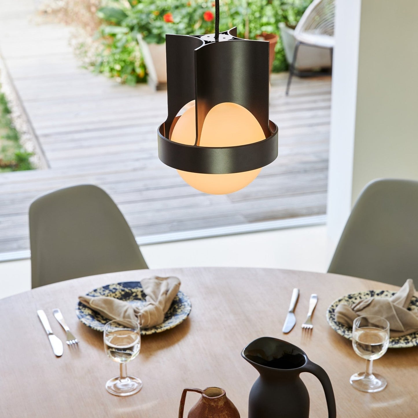 Tala US · Loop Single Pendant in Dark Grey + Sphere IV | socius design in Rochester, MN