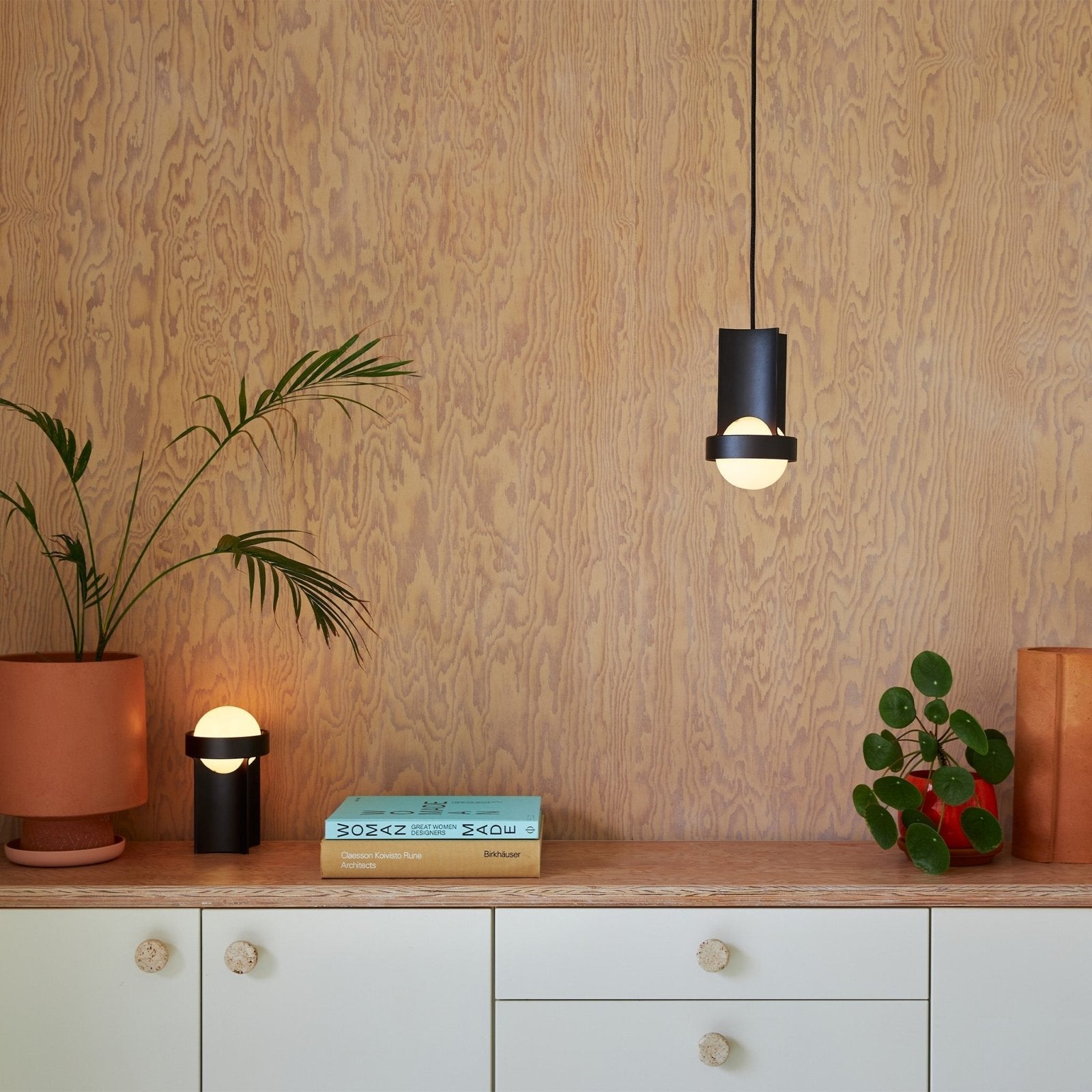 Tala US · Loop Table Lamp in Dark Grey + Sphere III | socius design in Rochester, MN