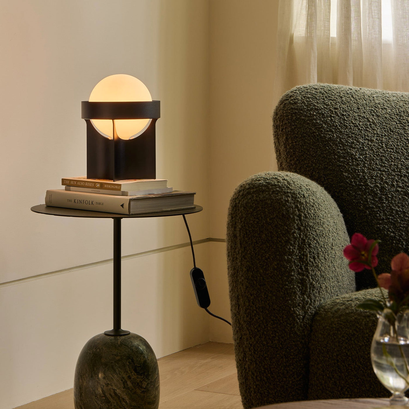 Tala US · Loop Table Lamp in Dark Grey + Sphere IV | socius design in Rochester, MN