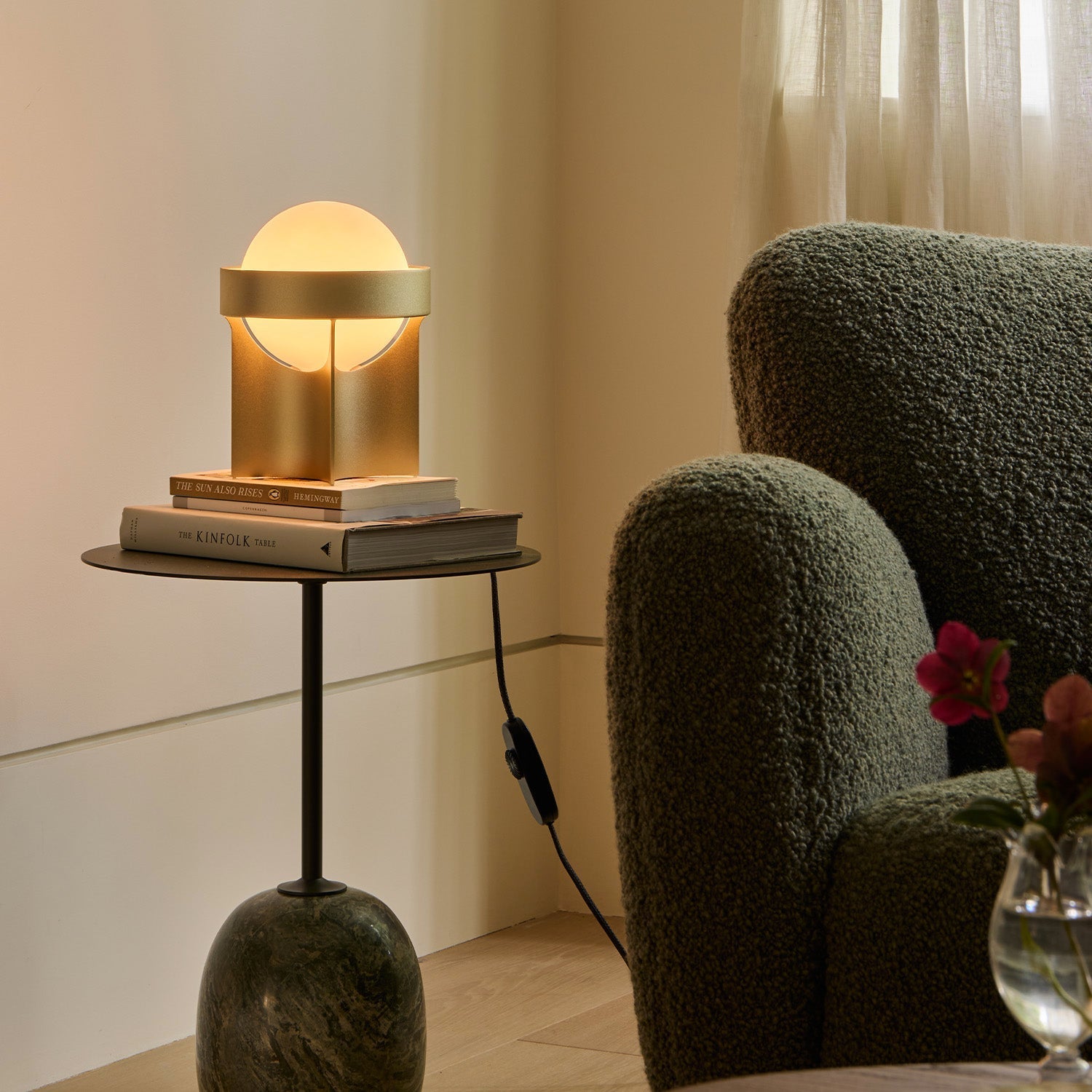 Tala US · Loop Table Lamp in Gold + Sphere IV | socius design in Rochester, MN