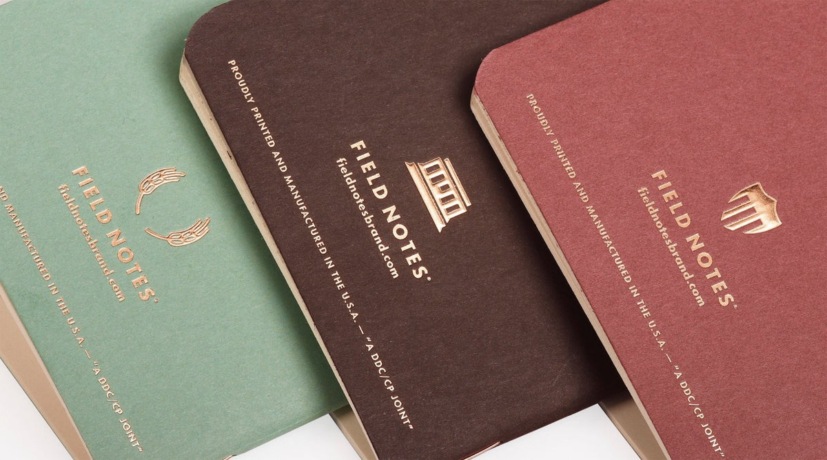 Field Notes Lucky embossed penny obverse designs