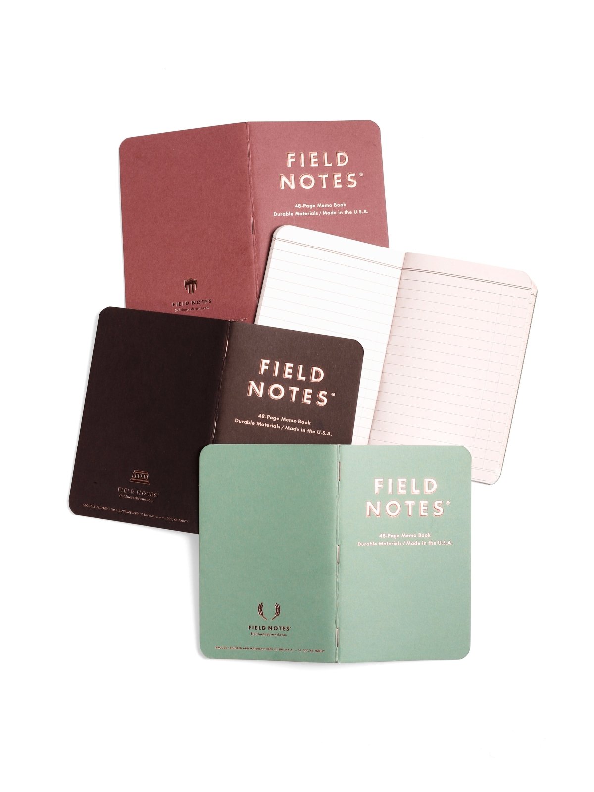 Field Notes Lucky 3-pack ledger books, all three covers