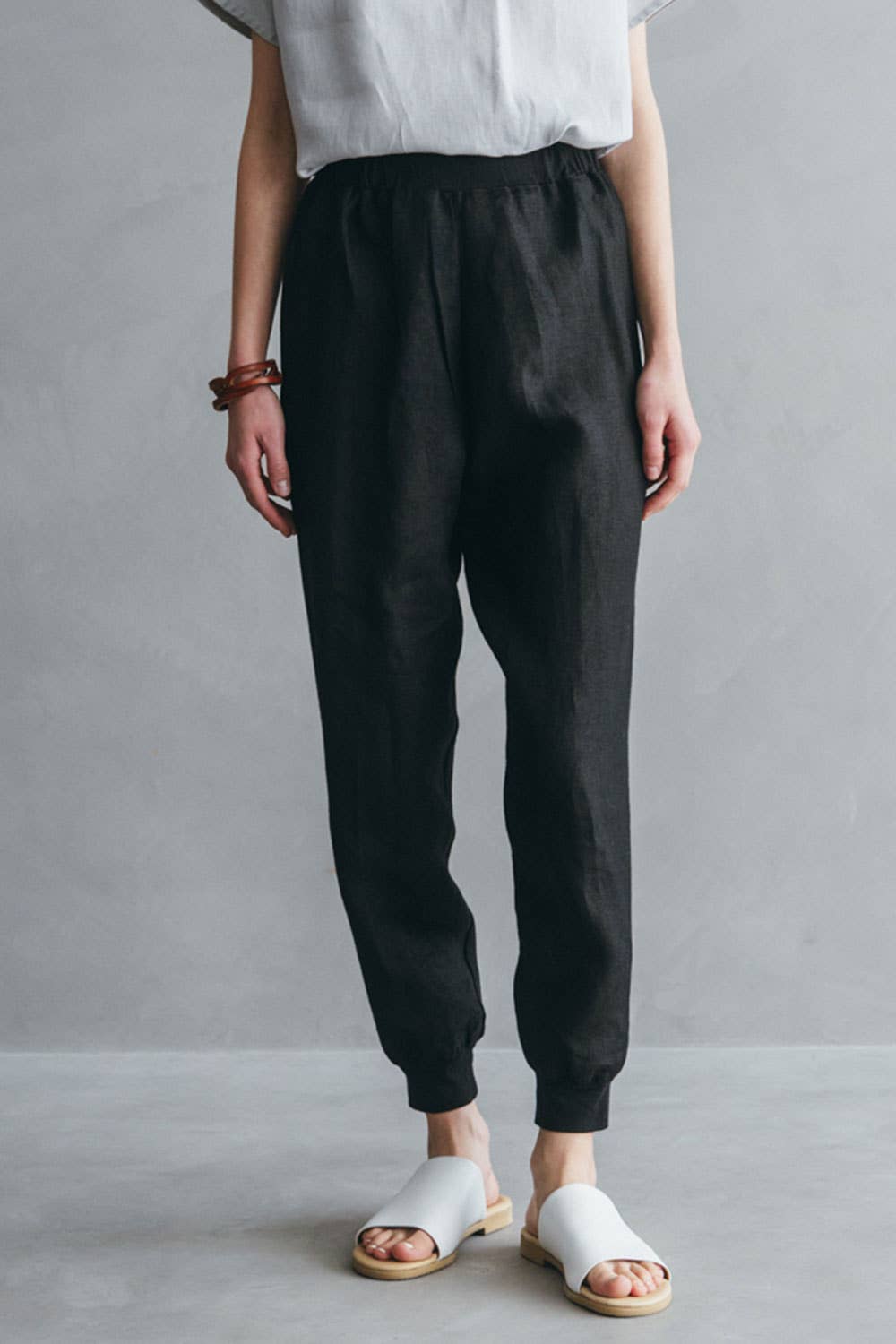 Fog Linen Work · Luna Linen Pants in Black | socius design in Rochester, MN