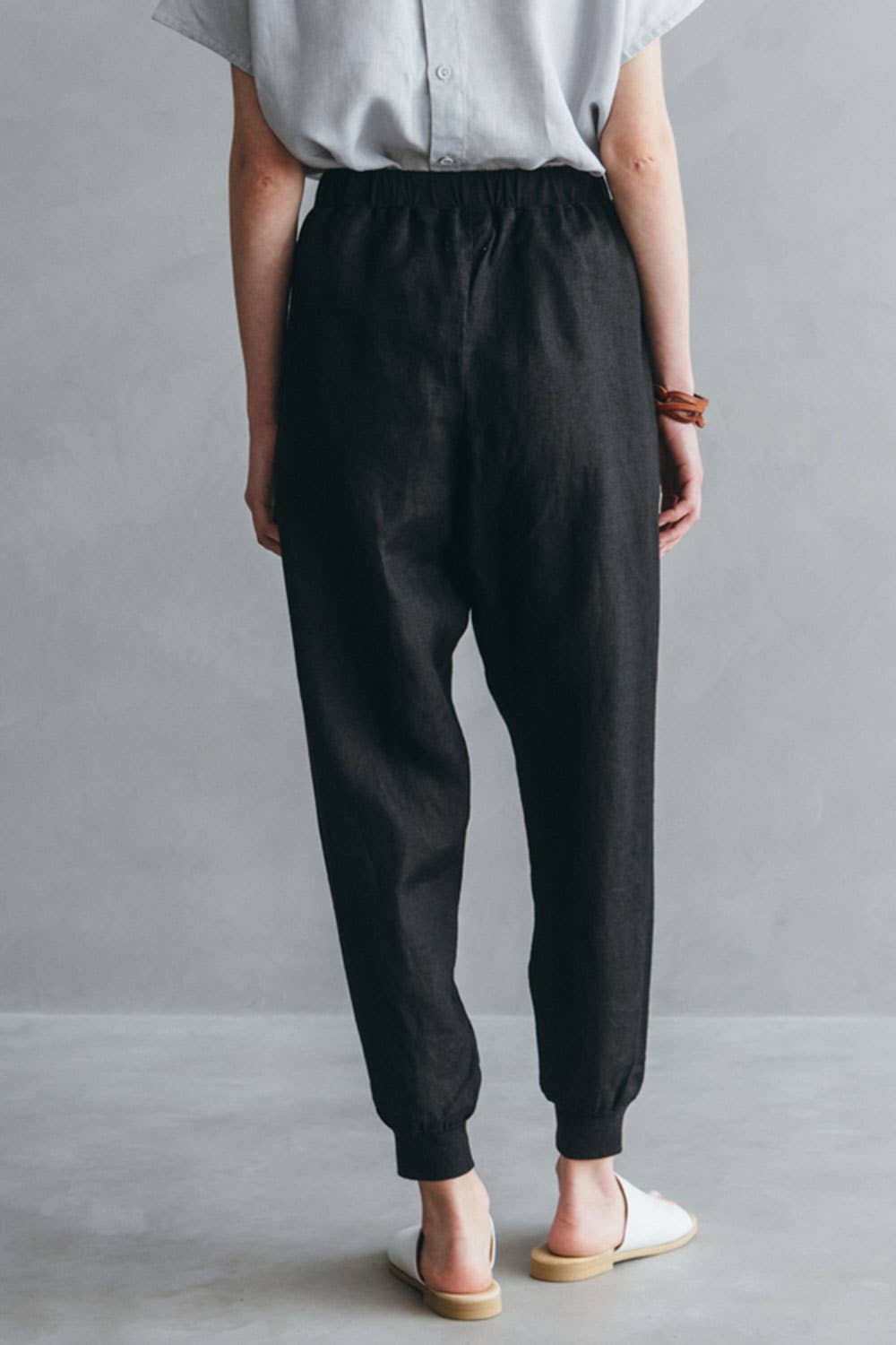 Fog Linen Work · Luna Linen Pants in Black | socius design in Rochester, MN